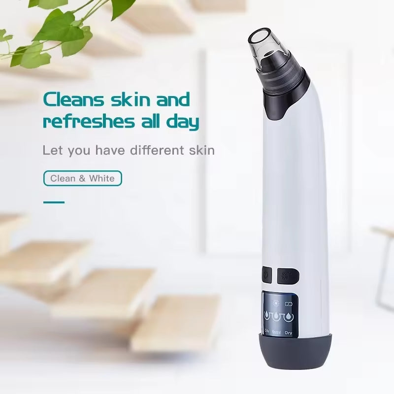 Rechargeable Pore Vacuum Facial Cleanser & Blackhead Extractor