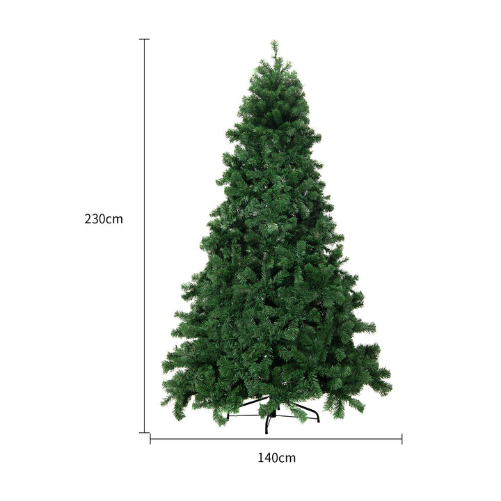 PVC Simulation Snowfall Display Window Decoration Christmas Tree