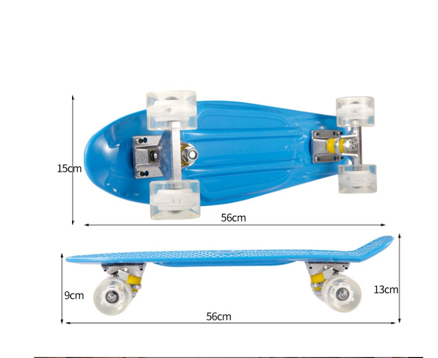 Fashion Creative Personality  Wheel Four-wheel Skateboard