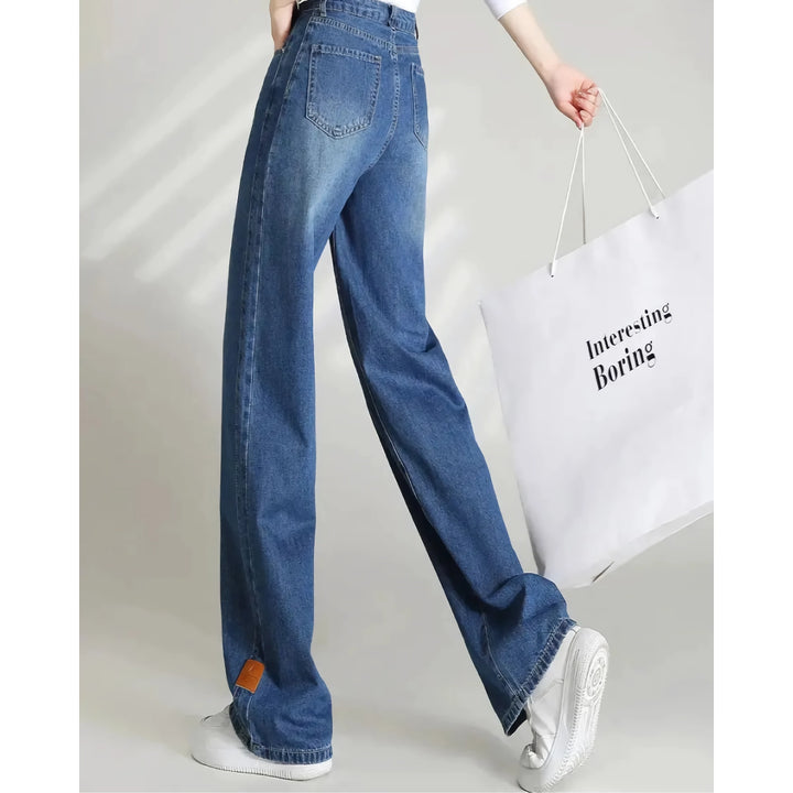 Women’s High Waist Loose Wide Leg Denim Pants