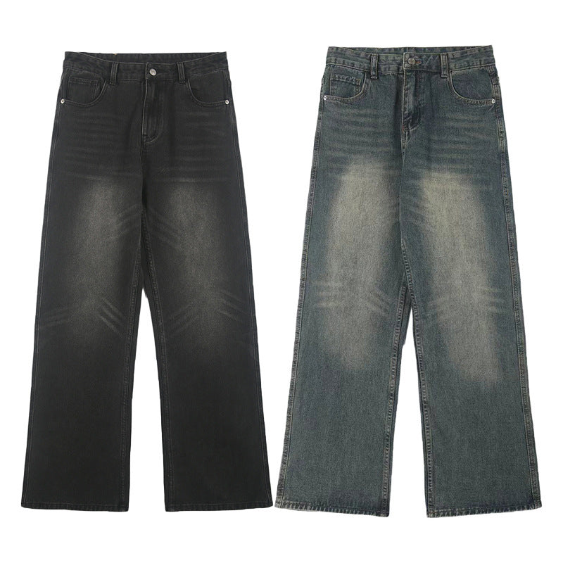 Men's Vintage Loose Micro-flared Jeans