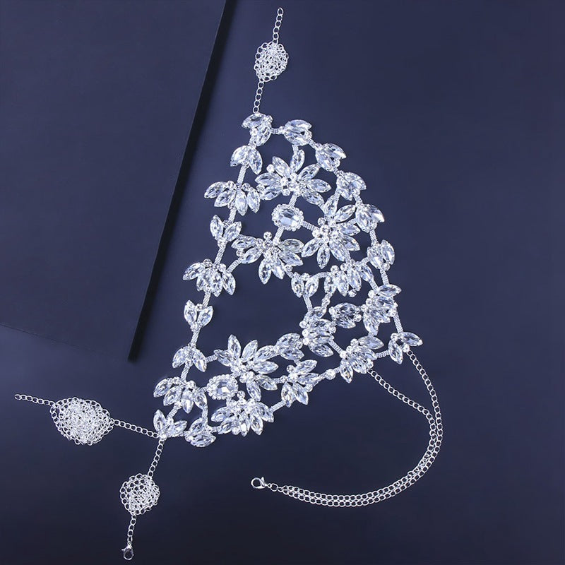 Fashion Accessories Exaggerated Rhinestone Mask Ball Party Performance