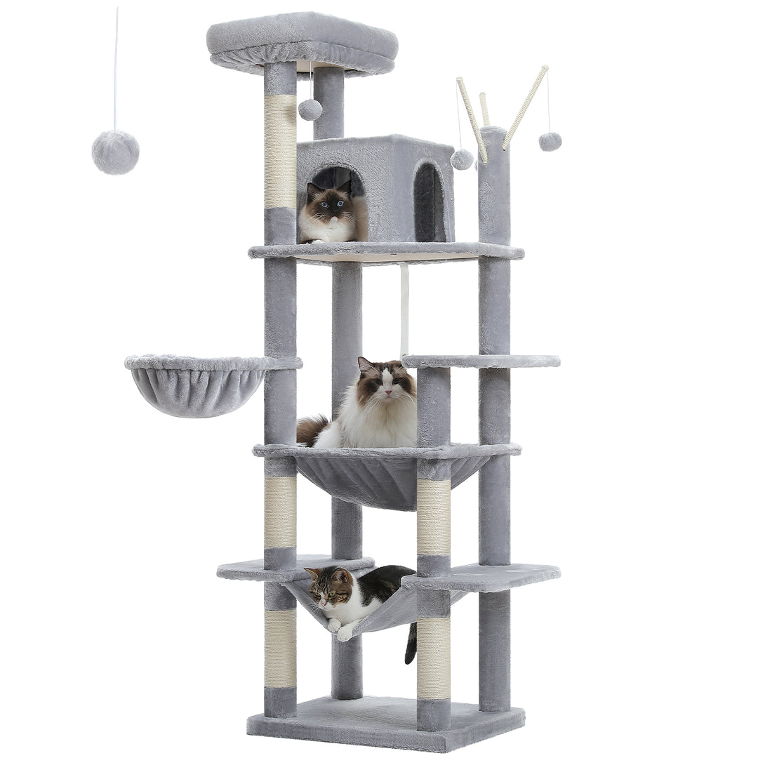 Tall 7-Level Cat Tree Tower