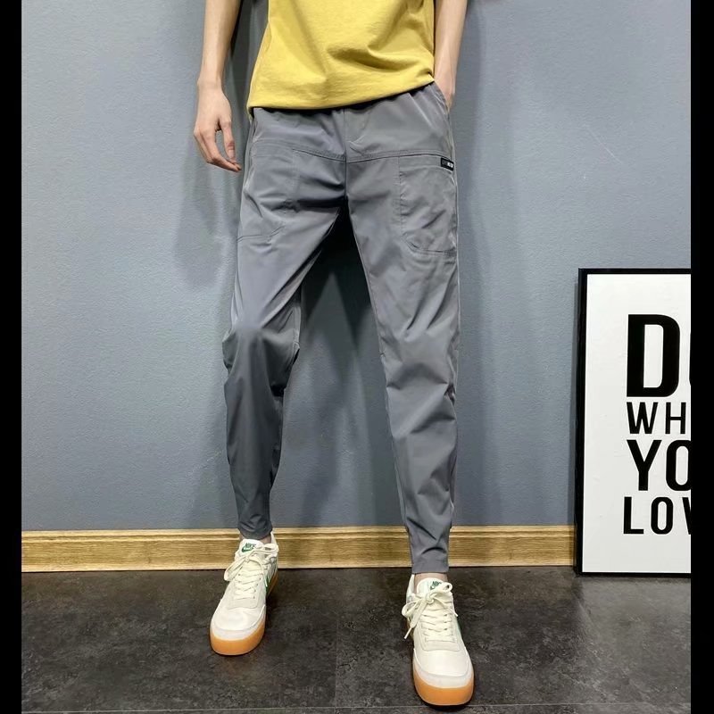 Casual Slim-fitting Fashion Brand Drawstring Jogger Pants