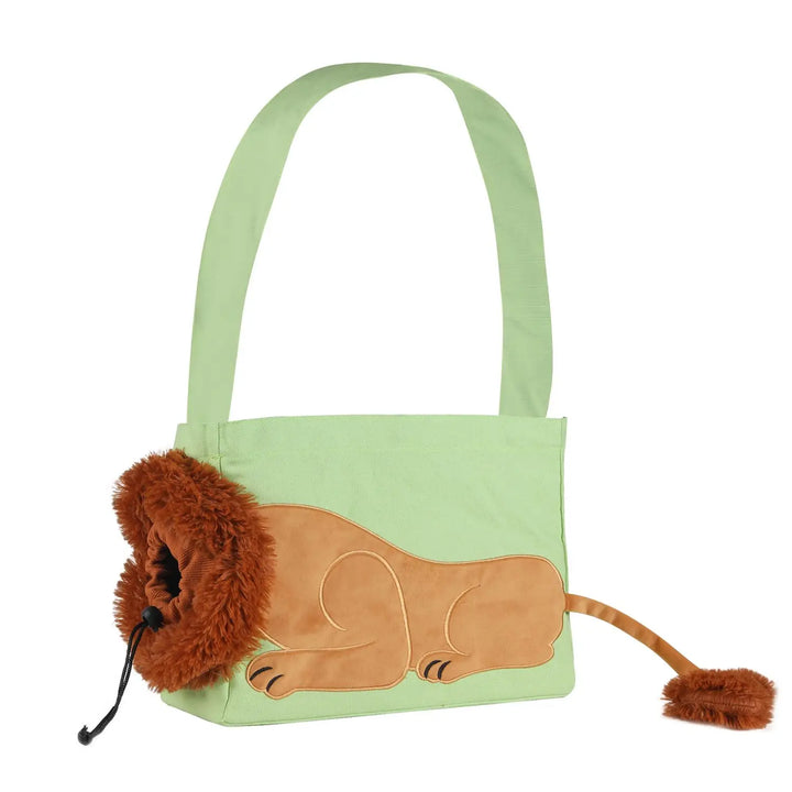 Lion-Shaped Cat & Dog Carrier Bag