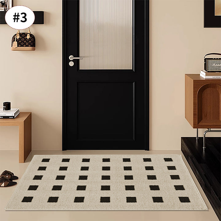 Retro Style Non-Slip Entrance Door Mat