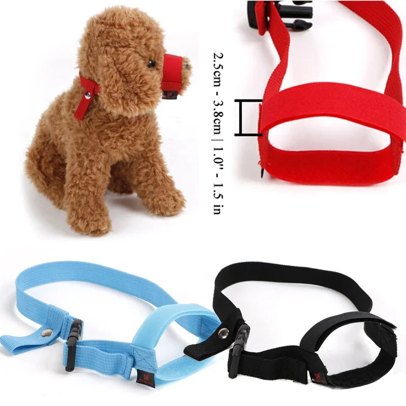 Adjustable Soft Nylon Dog Muzzle