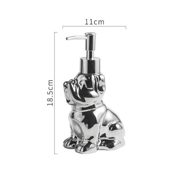 280ML Ceramic Dog-Shaped Soap Dispenser