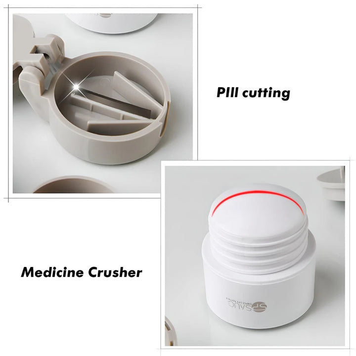 4-in-1 Portable Medicine Crusher & Pill Cutter