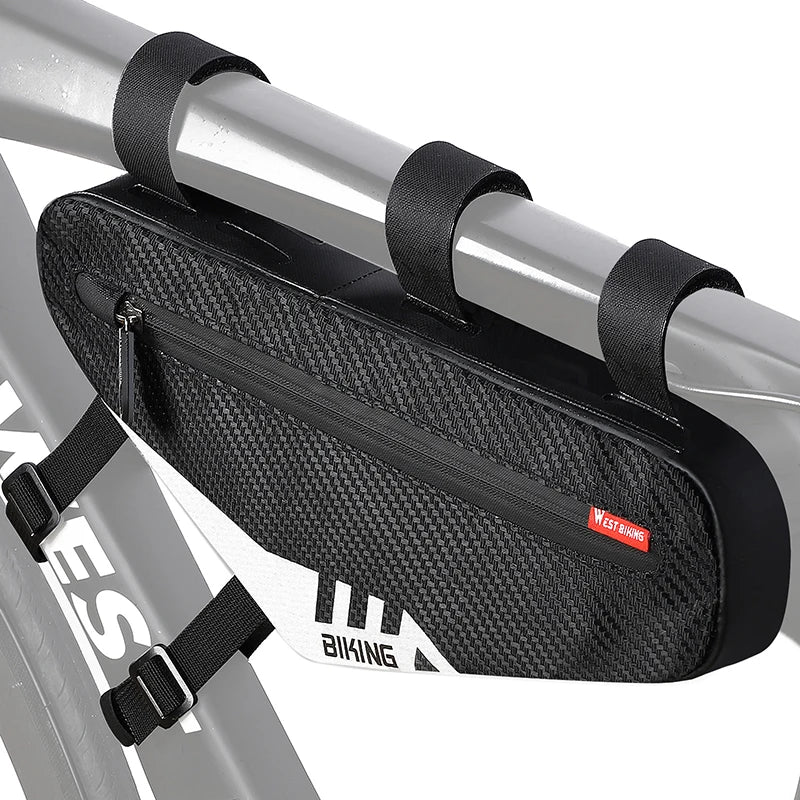 Ultralight Reflective Top Tube Frame Bag for Bicycles