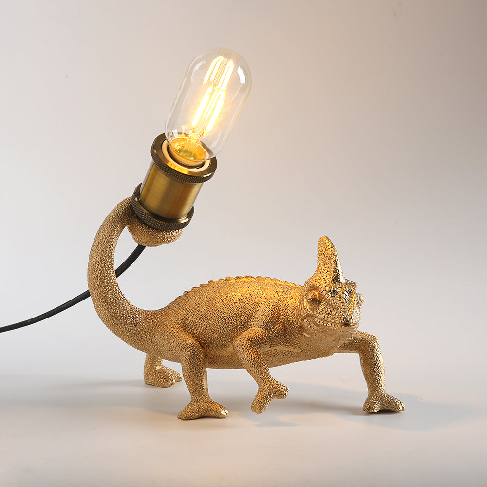 Resin Lizard Table Light