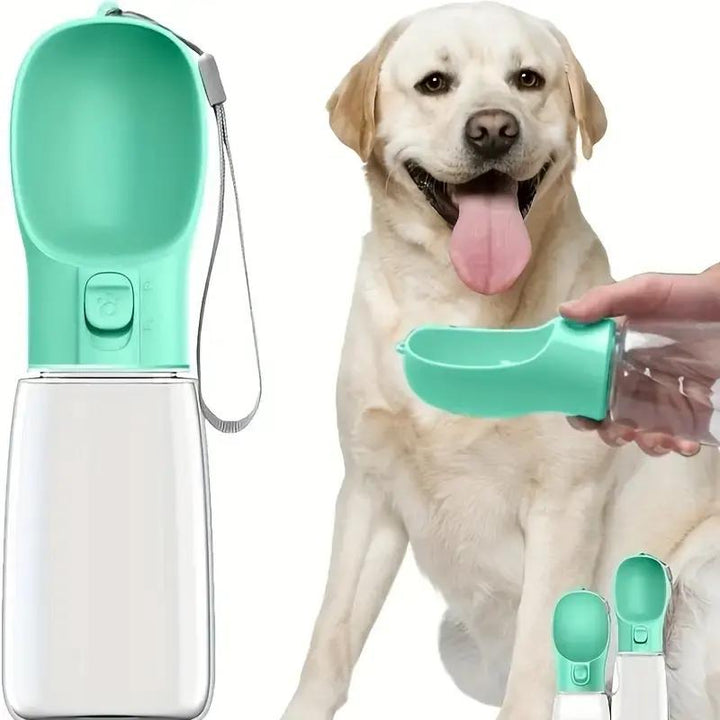 Portable Dog Water Bottle with Travel Bowl