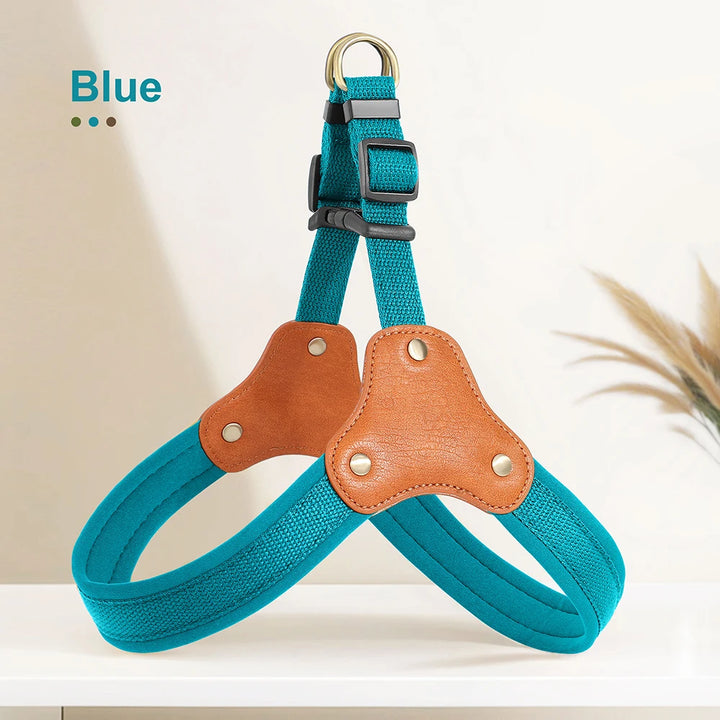 Durable Adjustable Nylon Dog Harness for All Breeds