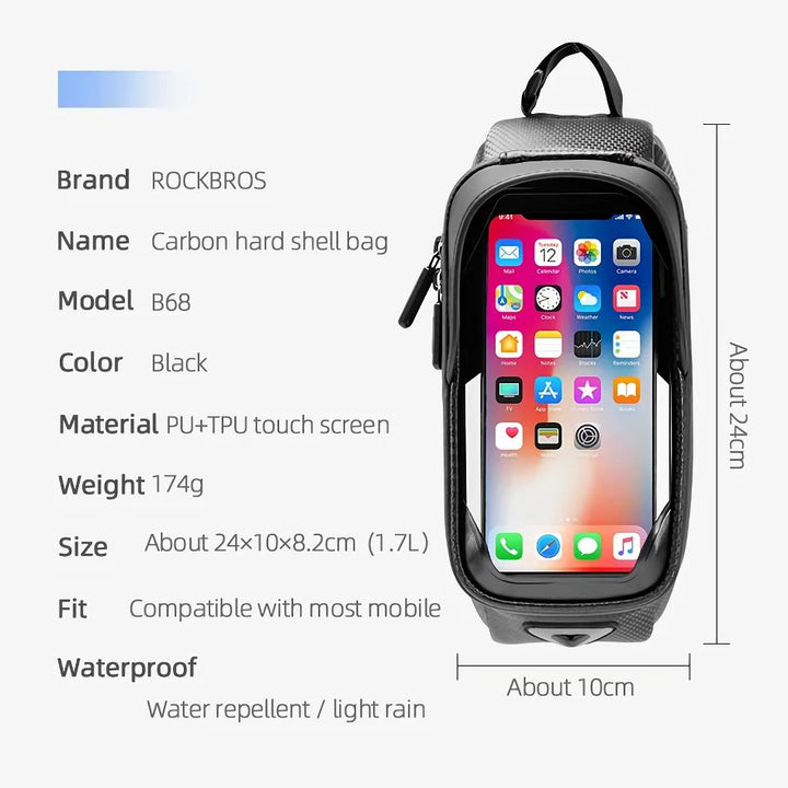 Bicycle Waterproof Smartphone Protective Touch Screen Cycling Bag