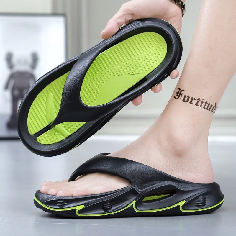 Summer New Platform Slip-on Flip-toe Lightweight Casual Slippers