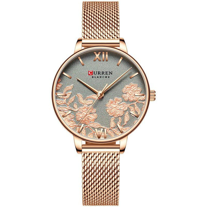 Ladies Waterproof Small Dial Pattern Watch