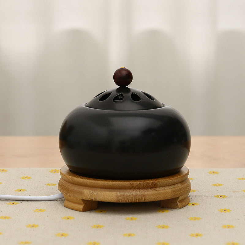 Electric Incense Burner with Adjustable Temperature and Timing