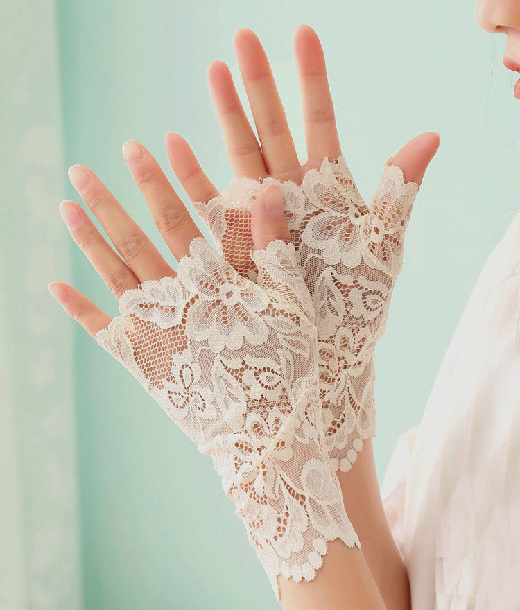 Stretch Lace Gloves Thin And Sexy