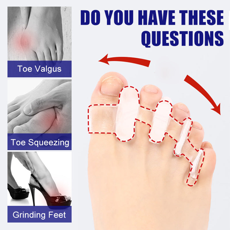 Toe Separators for Bunion Pain Relief and Hammertoe Correction