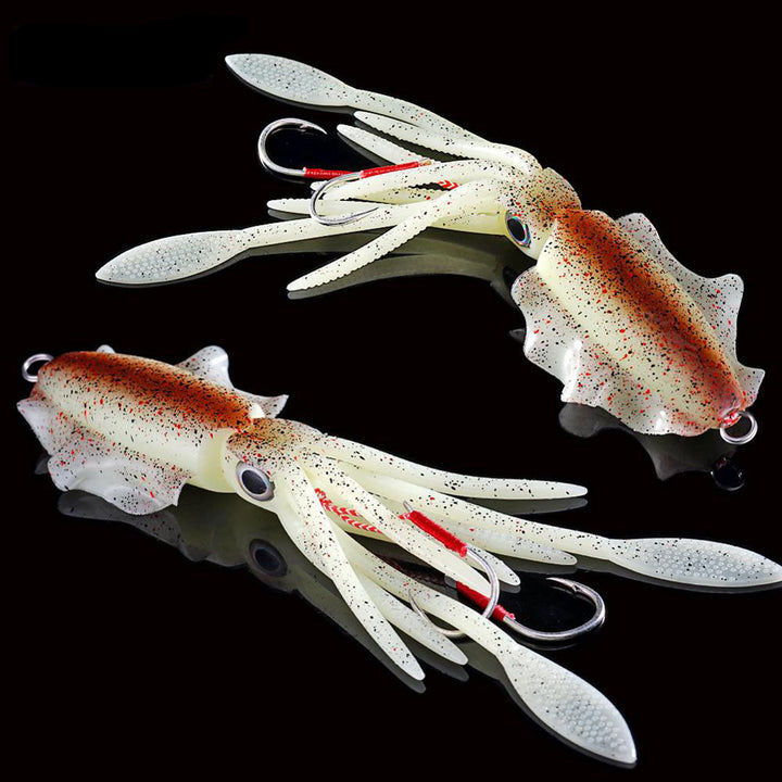 UVluminous Bionic Squid Fishing Lure Deep Sea Boat Fishing Bait