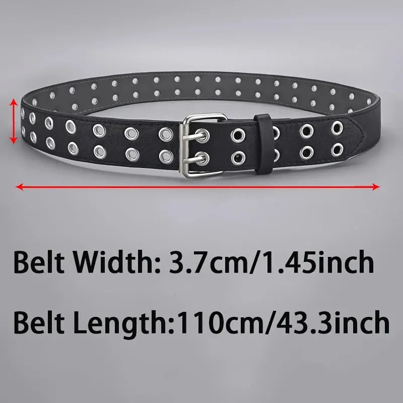 Unisex Double Hole Belt