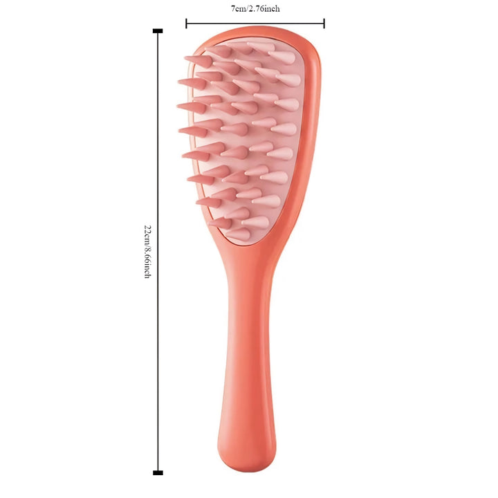 Silicone Long Handle Shampoo Brush for Scalp Massage