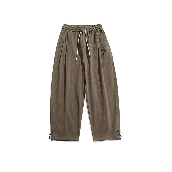 Solid Color BASIC Casual Pants Japanese-style Retro