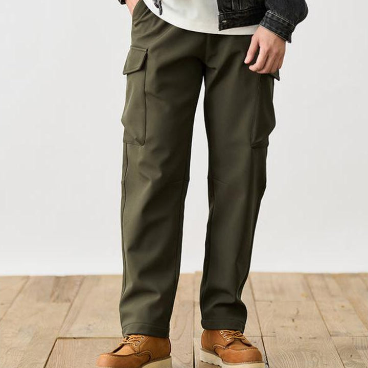 Loose Tapered Waterproof Fleece Lined Cargo Pants