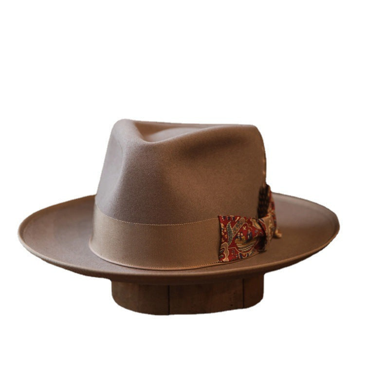 Fashion Personality Wool Top Hat