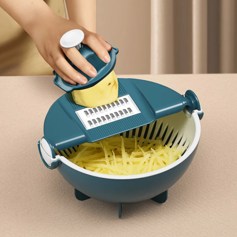 Multifunctional 2-in-1 Vegetable Slicer and Fruit Strainer