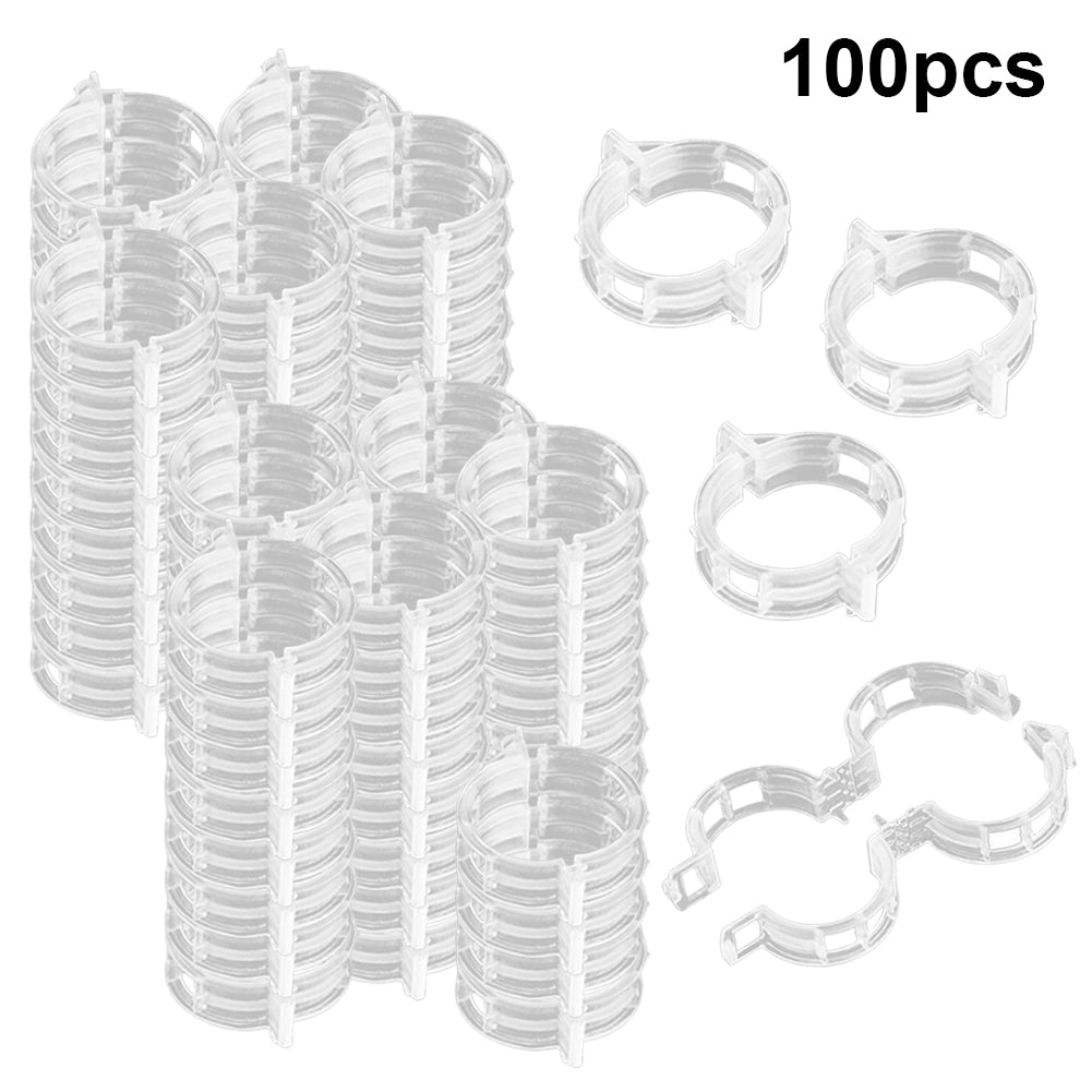 100PCS Reusable Plant Support Clips for Vegetable and Tomato Vines