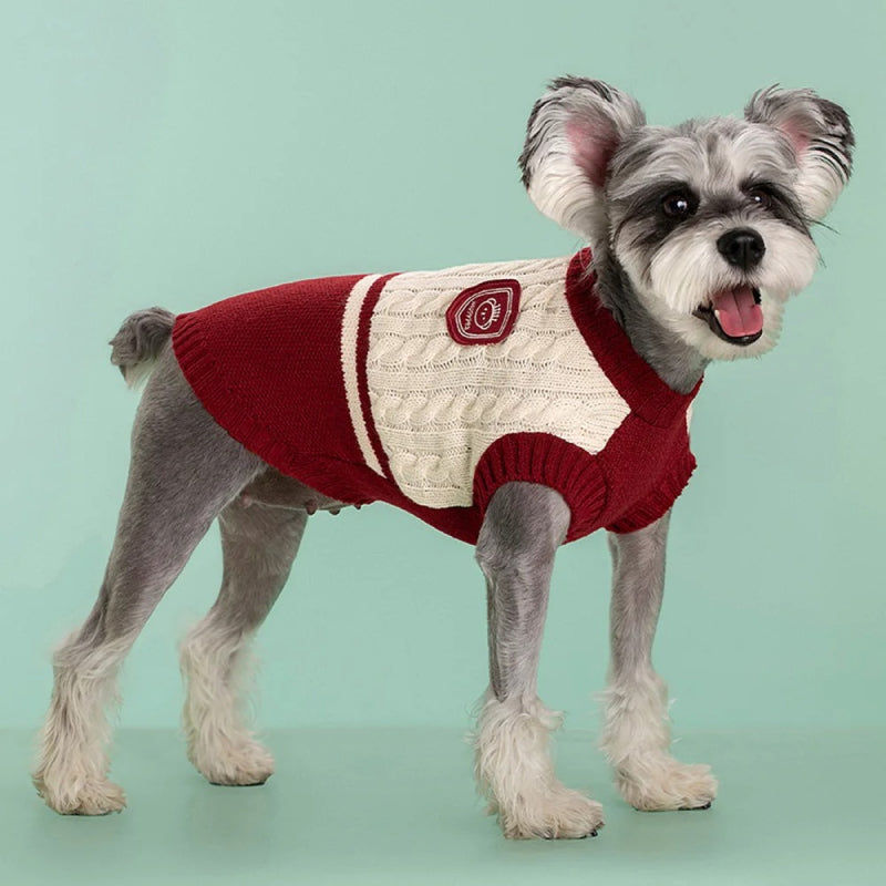 Cozy Puppy Dog Sweater for Small Breeds