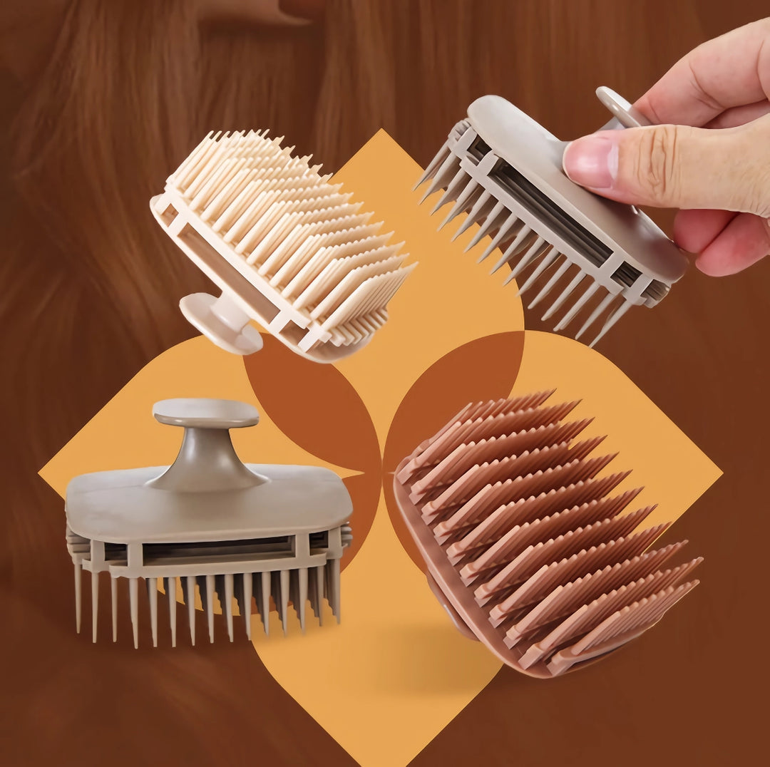 Square Shampoo Brush - Scalp Massage & Hair Washing Comb