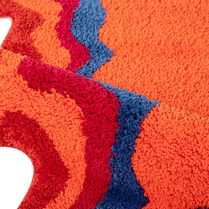 70s Retro Psychedelic Tufted Rug