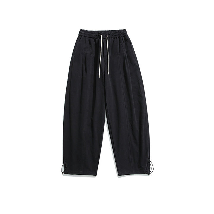 Solid Color BASIC Casual Pants Japanese-style Retro