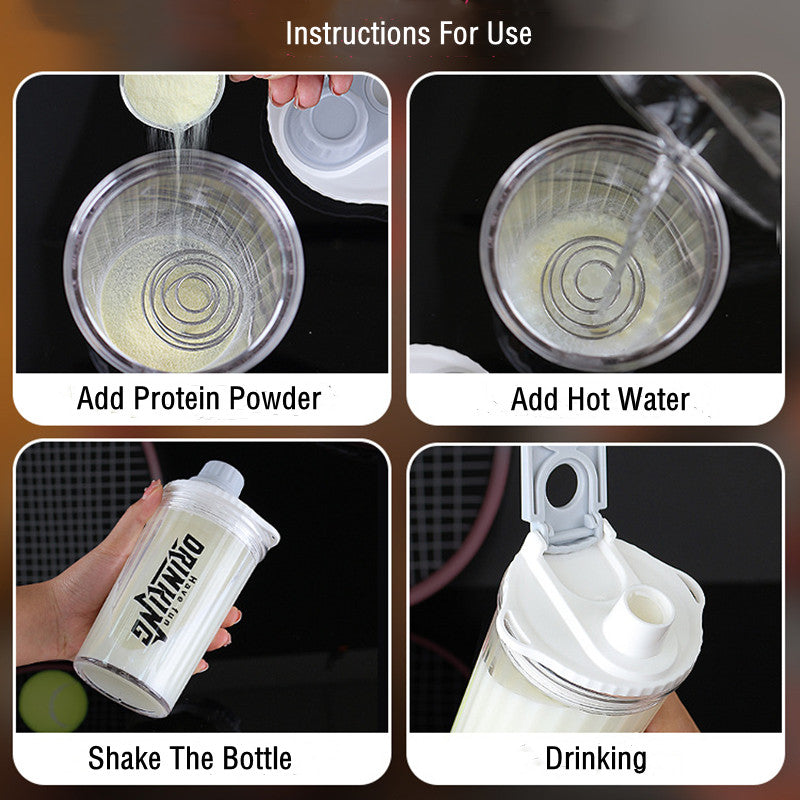 BPA-Free Leak-Proof Protein Shaker Bottle