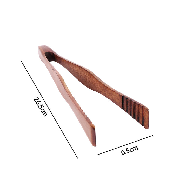 Wooden Bamboo Food Tongs