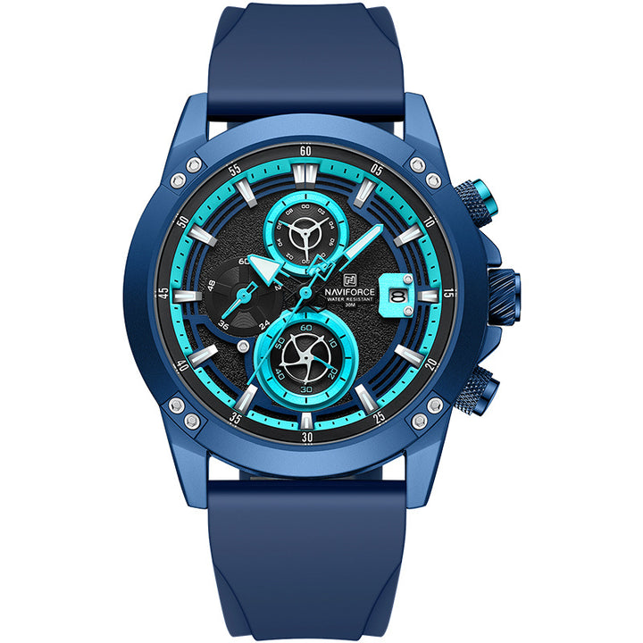 Sports And Leisure Silicone Band Color Watch