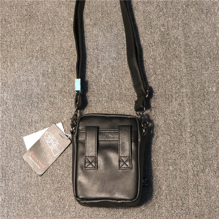 Trendy Men's Shoulder Bag Casual Messenger Small Bag Mini Mobile Sports Bag