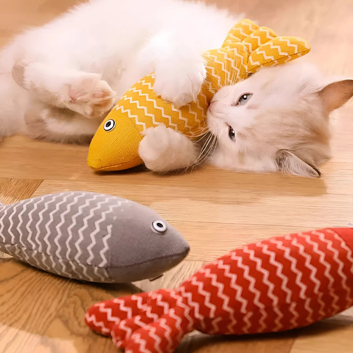 Interactive Cat Fish Toy