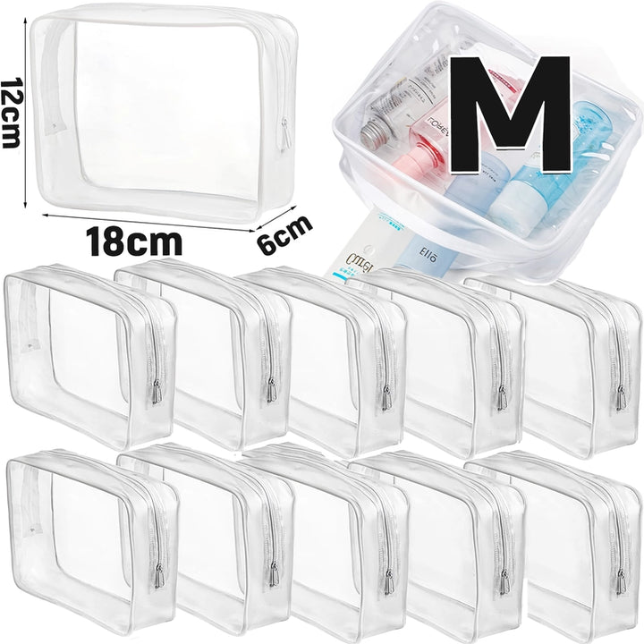 Transparent PVC Travel Organizer Clear Makeup Bag