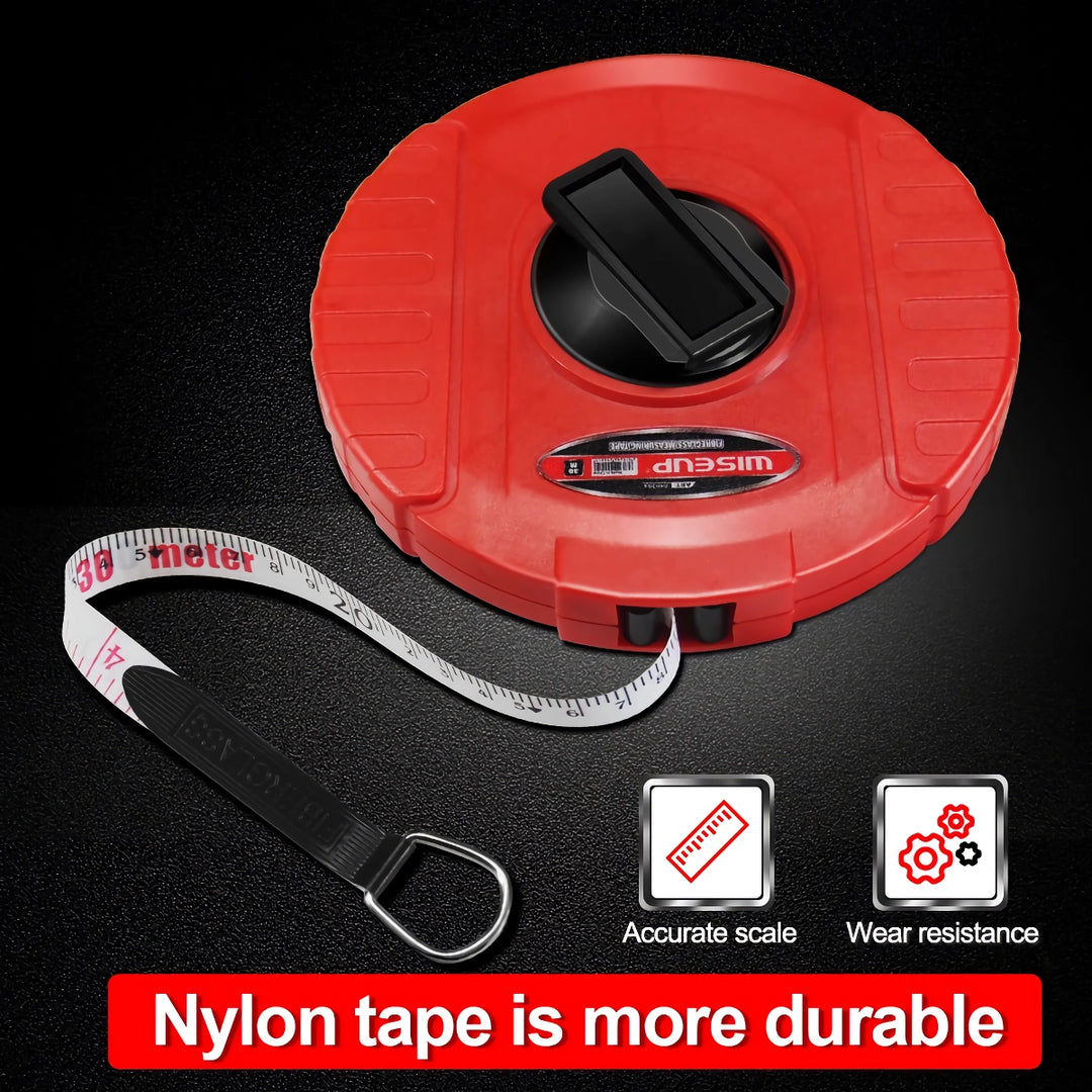 Double-Sided Fiberglass Measuring Tape - 50M Woodworking Tool