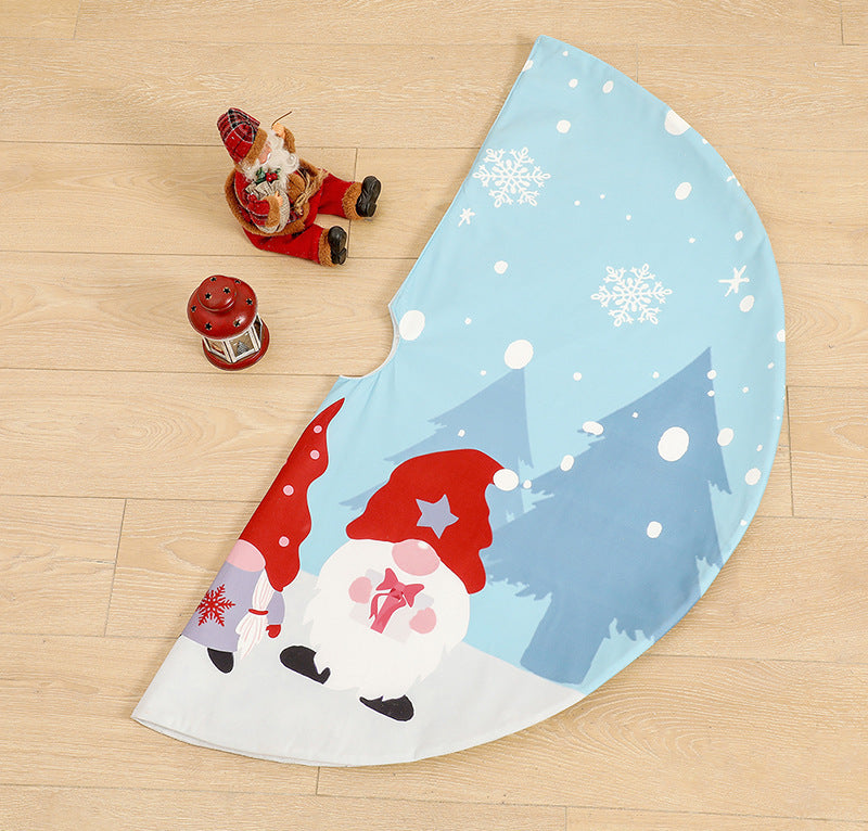 Rudolf Faceless Old Man Print Tree Skirt