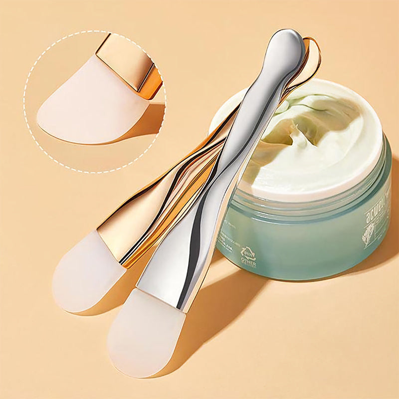 Double Head Silicone Facial Mask Brush