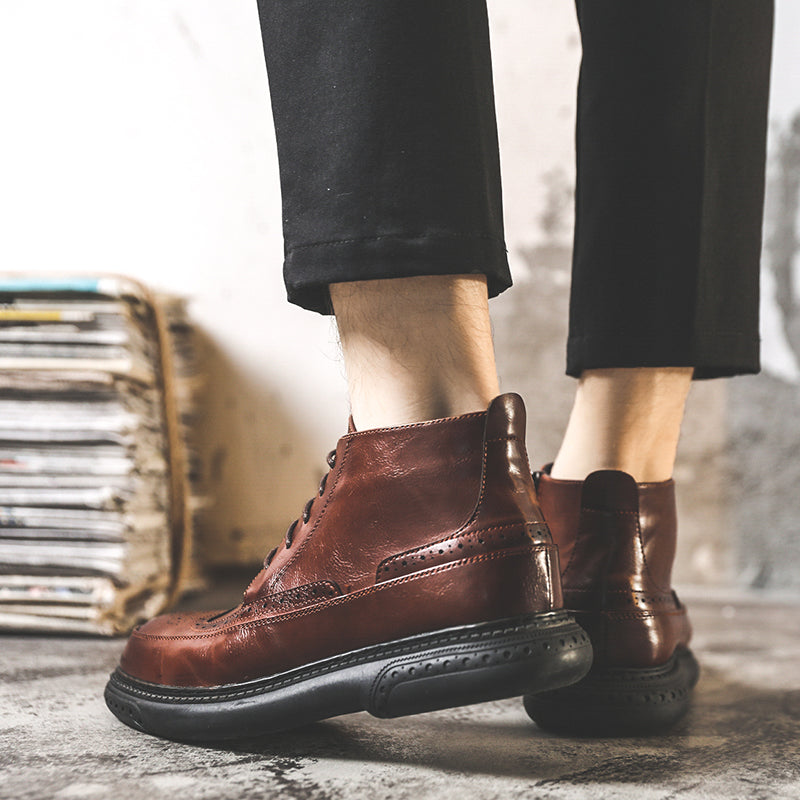 Vintage Leather Ankle Boots