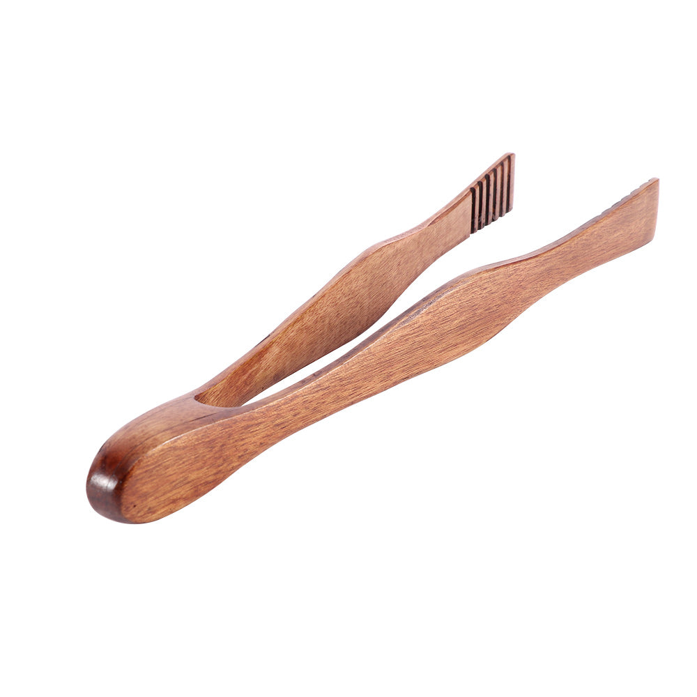 Wooden Bamboo Food Tongs