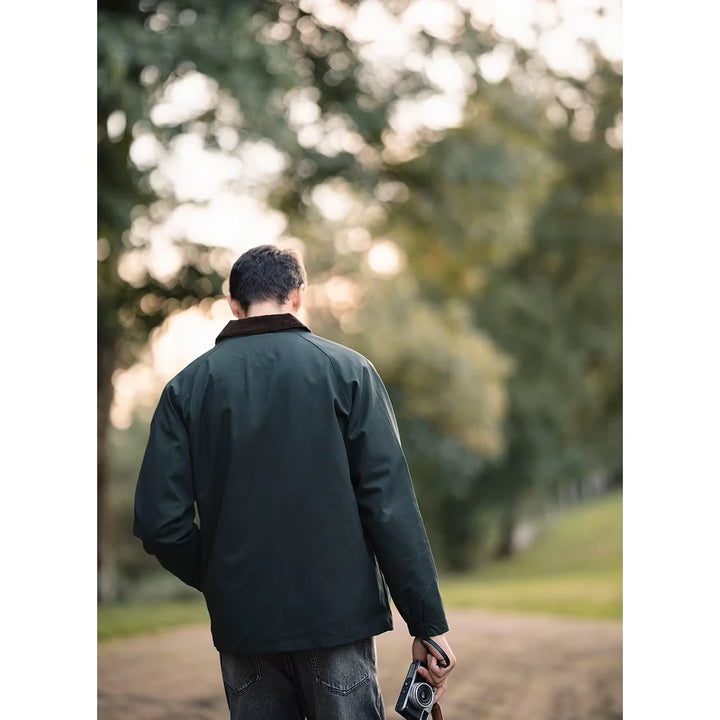 Men's Oversized Cotton Cargo Jacket