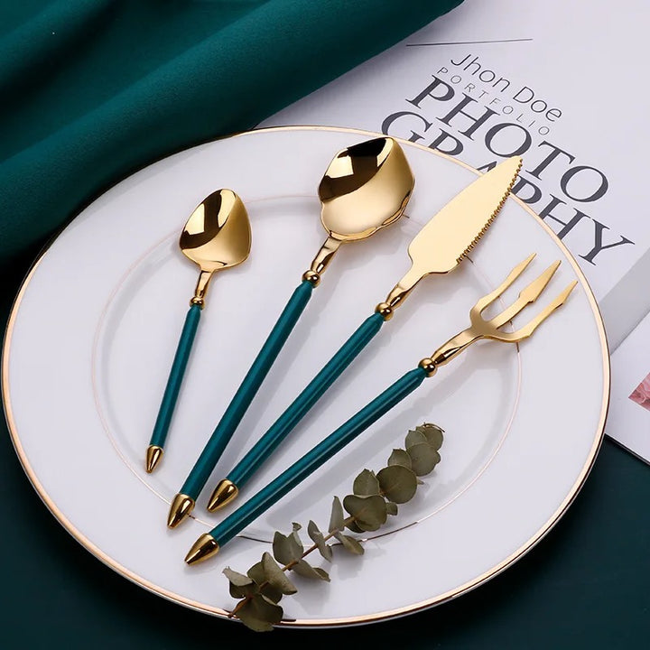 Fashion 304 Stainless Steel Cutlery Set