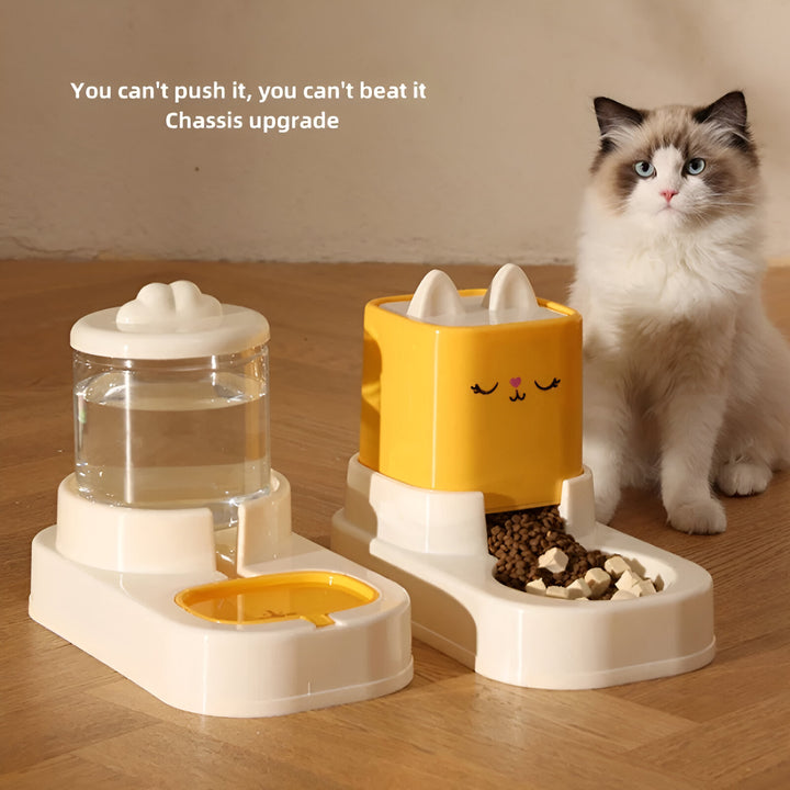 Automatic Pet Water Feeder & Food Container for Cats and Dogs