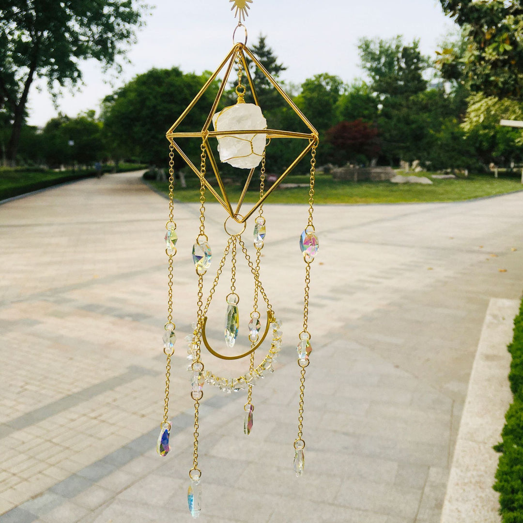 Natural Gem Crystal Decorative Shelf